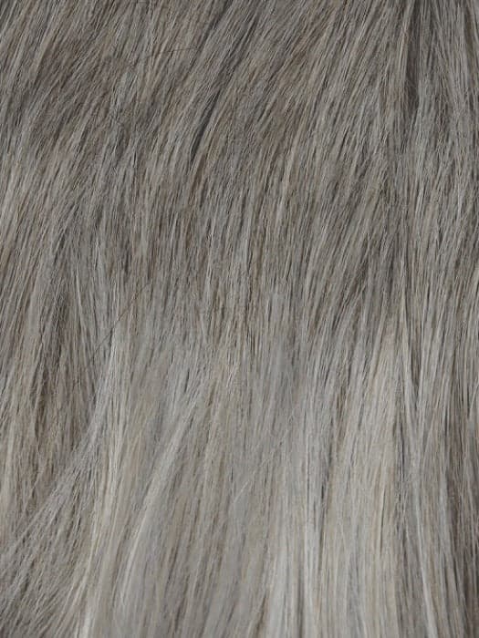 Silver Frost | Color 60 framing the face with a blend of 56 and light ashy brown color swatch by Orchid