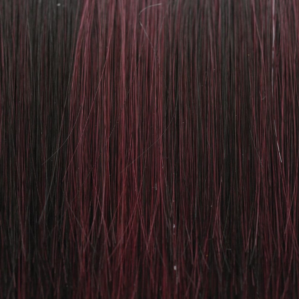 1B/BURG | Black with Burgundy color swatch by TressAllure