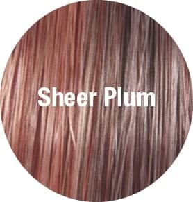 Sheer Plum color swatch by TressAllure