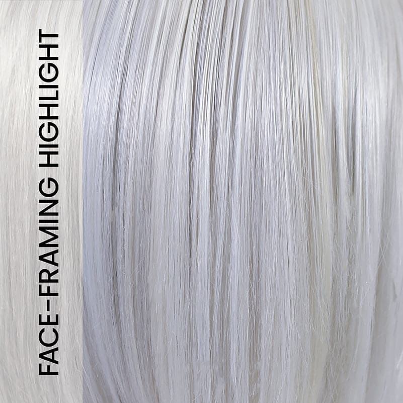 Silver Cream Lighted (EL38/88/66) color swatch by TressAllure